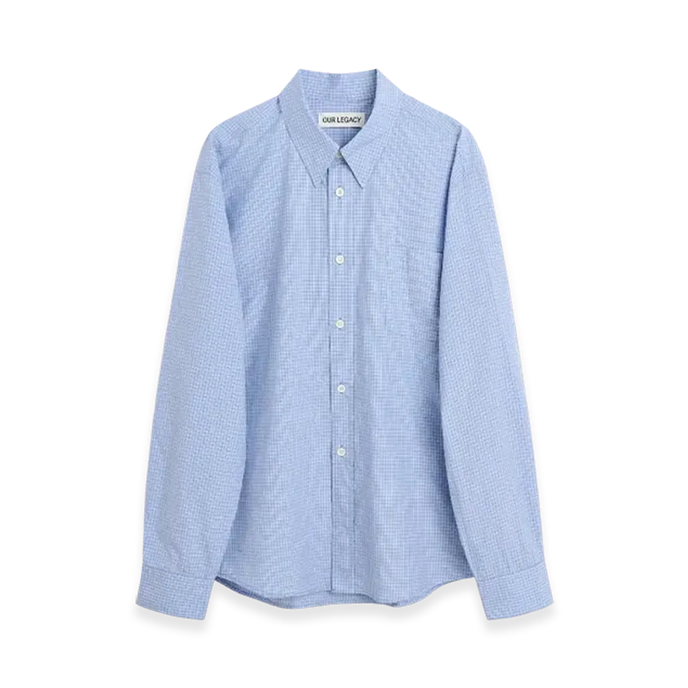 OUR LEGACY Beyond BD Shirt "Micro Chip Check Super Poplin"