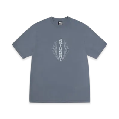 Stussy Wes Wings Tee Pigment Dyed "Navy"