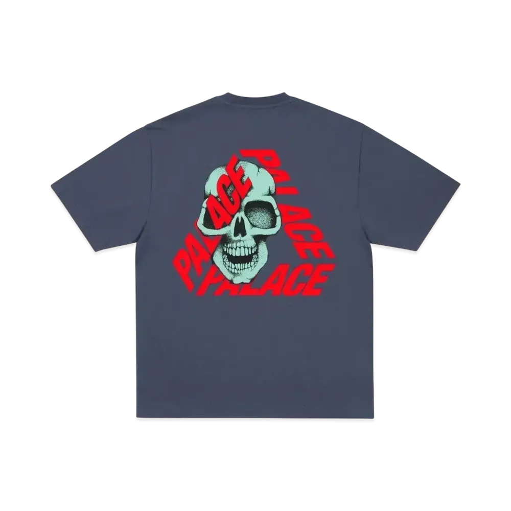PALACE P3 Skull T-Shirt "Navy"