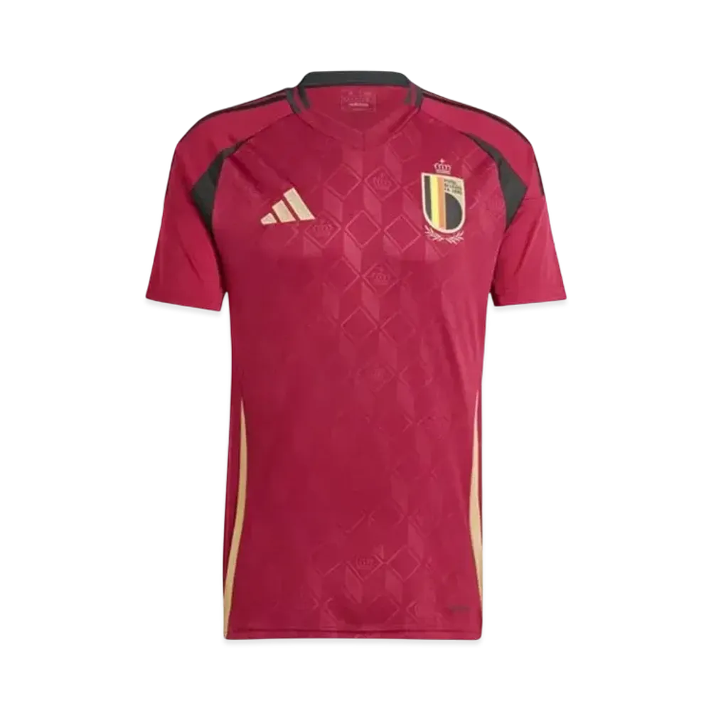 adidas Belgium National Team 24 Home Uniform "Team Coll Burgundy 2"