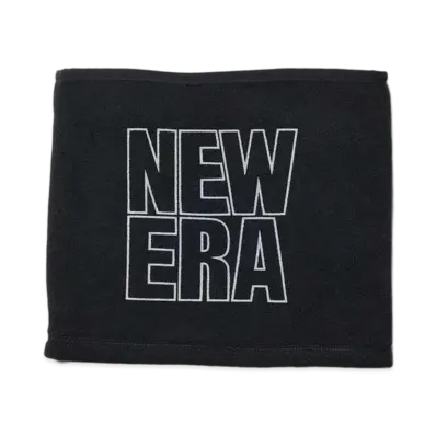 NEW ERA Fleece Neck Warmer Square New Era Outline "Black/Reflective Gray"