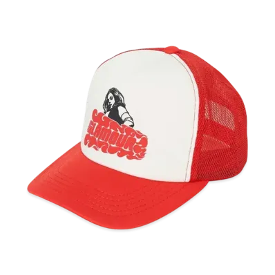 HYSTERIC GLAMOUR Vixen Girl Mesh Cap "Red"