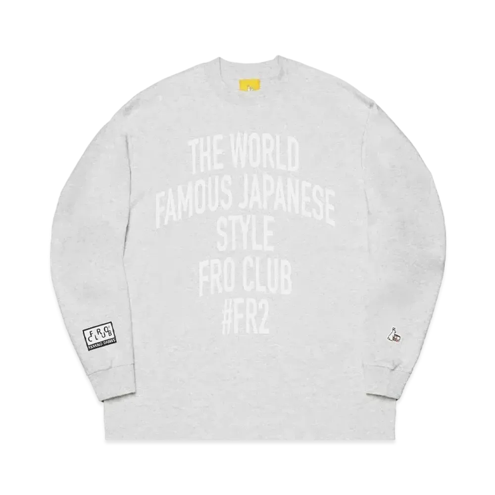 FR2 x FROCLUB Message Longsleeve T-shirt "Gray"
