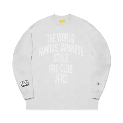 FR2 x FROCLUB Message Longsleeve T-shirt "Gray"