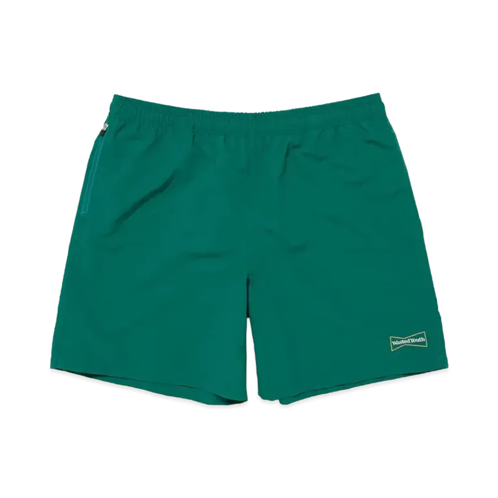 Wasted Youth Swim Shorts "Green" / VERDY
