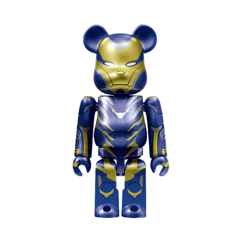 Bearbrick x Marvel Infinity Saga Iron Man Happy Lottery Bearbrick Award 20 [Rescue] 100% "Multi"