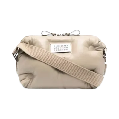 Maison Margiela Glam Slam Leather Shoulder Bag "Bleach"