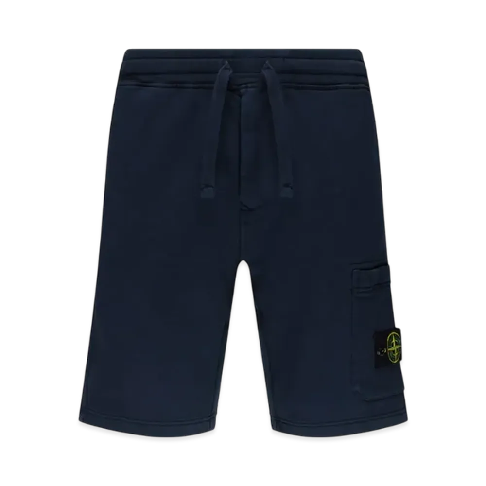 Stone Island 64651 Fleece Bermuda Shorts - 21SS "Blue"