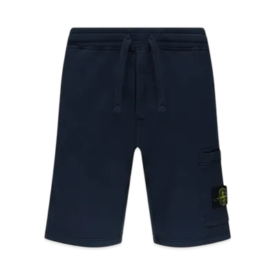 Stone Island 64651 Fleece Bermuda Shorts - 21SS "Blue"