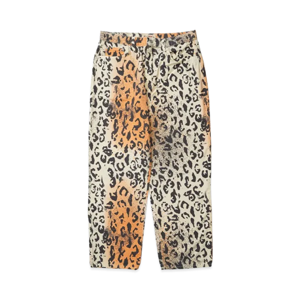 Stussy Stencil Canvas Big OL' Jean "Leopard"