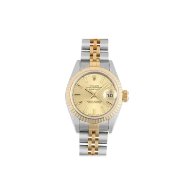 ROLEX Lady-Datejust "Champagne/Stainless Steel/Yellow Gold"