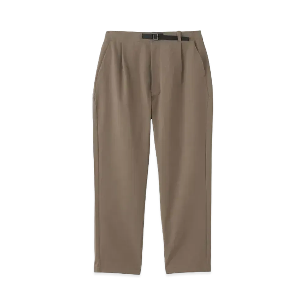 Goldwin One Tuck Tapered Stretch Pants (Unisex) "Taupe Gray"