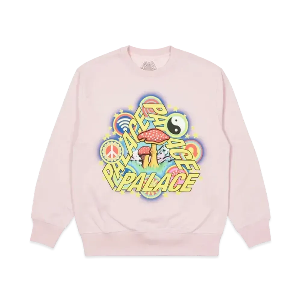 PALACE 5G Crew "Pink"