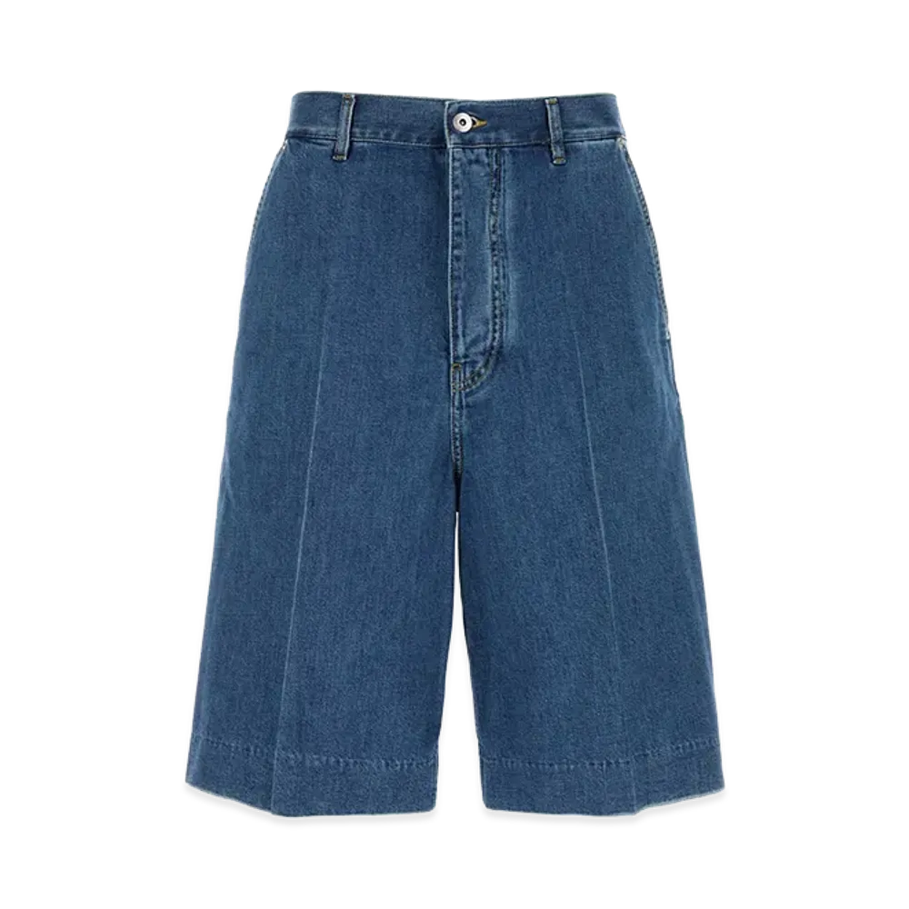 Bottega Veneta Denim Bermuda Shorts "Lightblue"