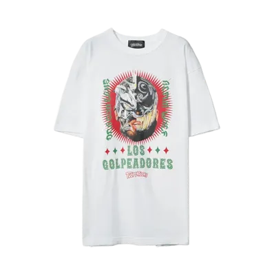 PRO WRESTLING NOAH 25th ANNIV \ TWOPLATOONS X LOS GOLPEADORES 2025 T SHIRTS "WHITE"