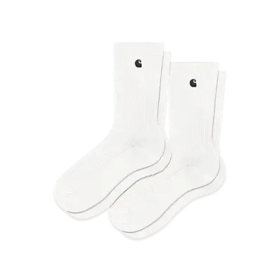 Carhartt WIP Madison Pack Socks "White/Black White/Black"