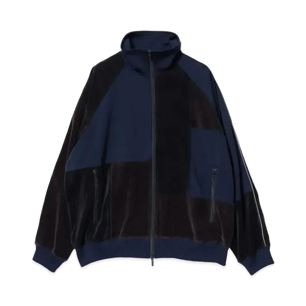 BEAMS Crazy Jersey Track Jacket "Navy"
