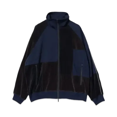 BEAMS Crazy Jersey Track Jacket "Navy"