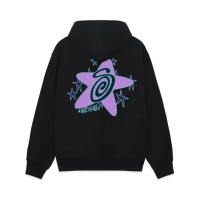 Stussy Galaxy Hoodie "Black"