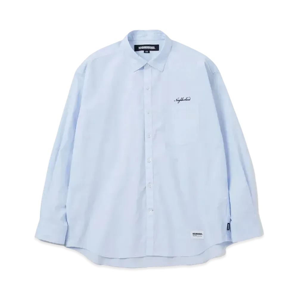NEIGHBORHOOD Trad Shirt LS "Saxe"