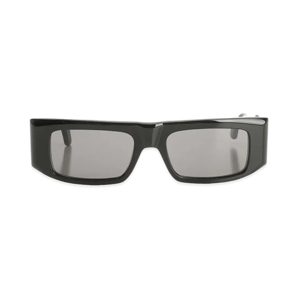 Valentino Women's Rectangular Acetate Glasses "Black"