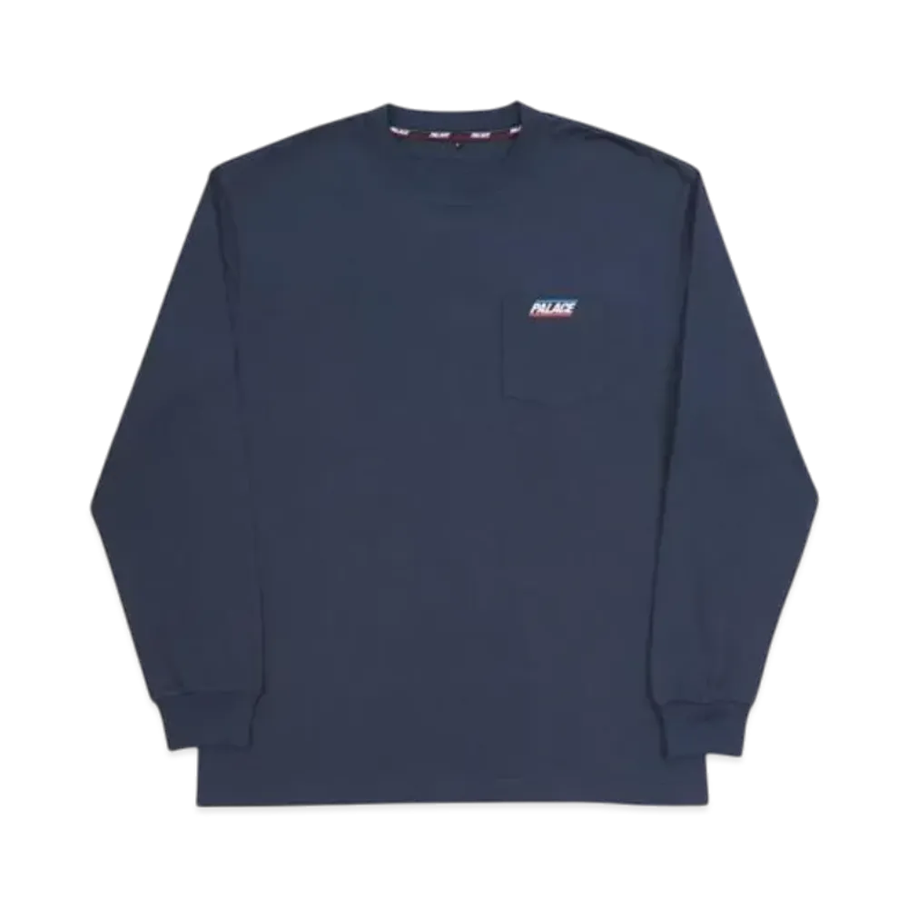 PALACE Basically a Pocket Longsleeve "Navy"