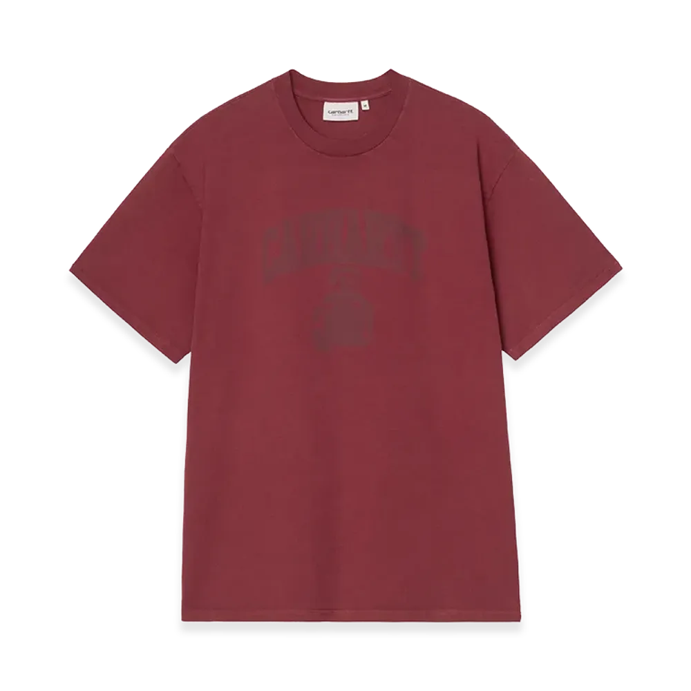 Carhartt WIP S/S Faded Pond Corps T-Shirt "Marsala(Heavy Stone Wash)"