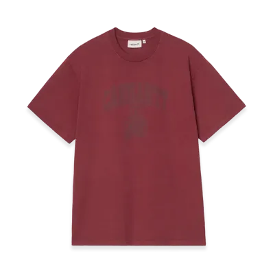 Carhartt WIP S/S Faded Pond Corps T-Shirt "Marsala(Heavy Stone Wash)"