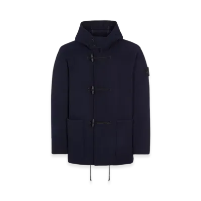 Stone Island 42930 Panno Speciale Wool Nylon Duffle Coat - 23FW "Marine Blue"