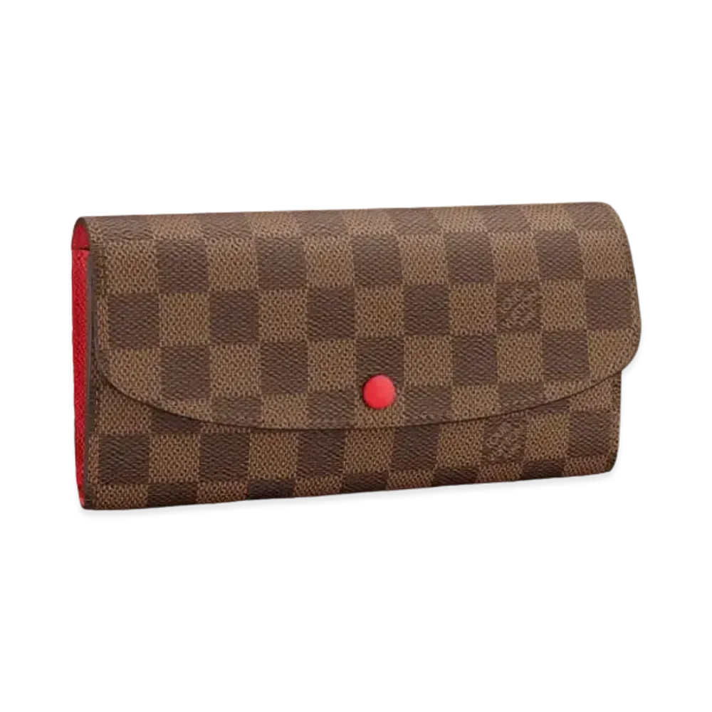 Louis Vuitton Emilie Wallet Damier "Rouge"