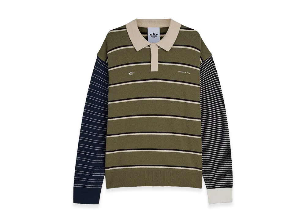 adidas x Song for the Mute 007 Long Sleeve T-Shirt "Olive Strata/Alumina/Black"