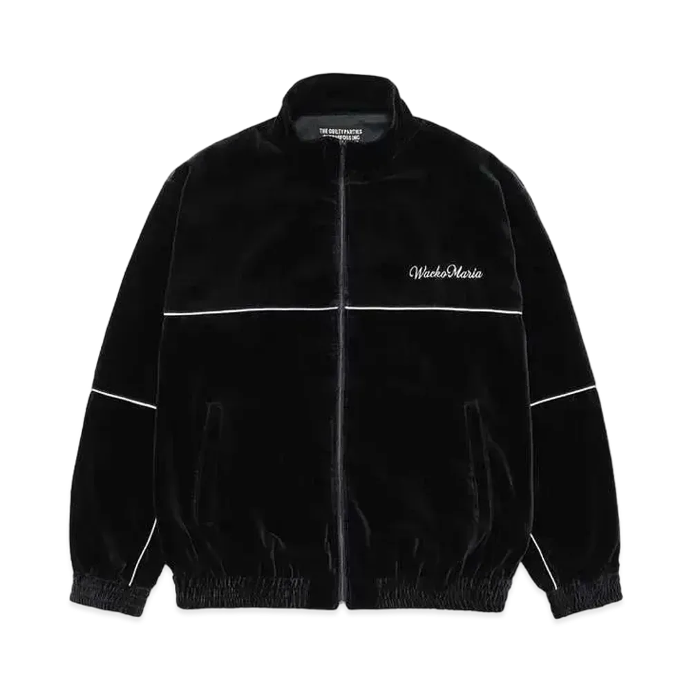 WACKO MARIA Velvet Track Jacket "Black"