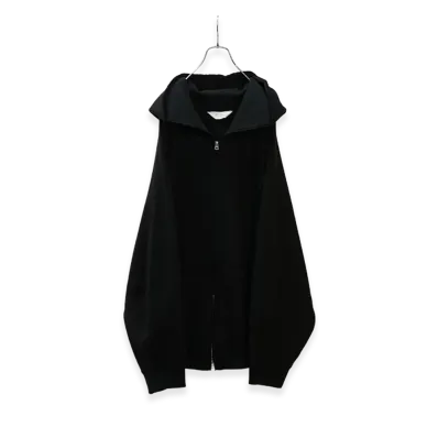 ANCELLM Sweat Hoodie Coat "Black"