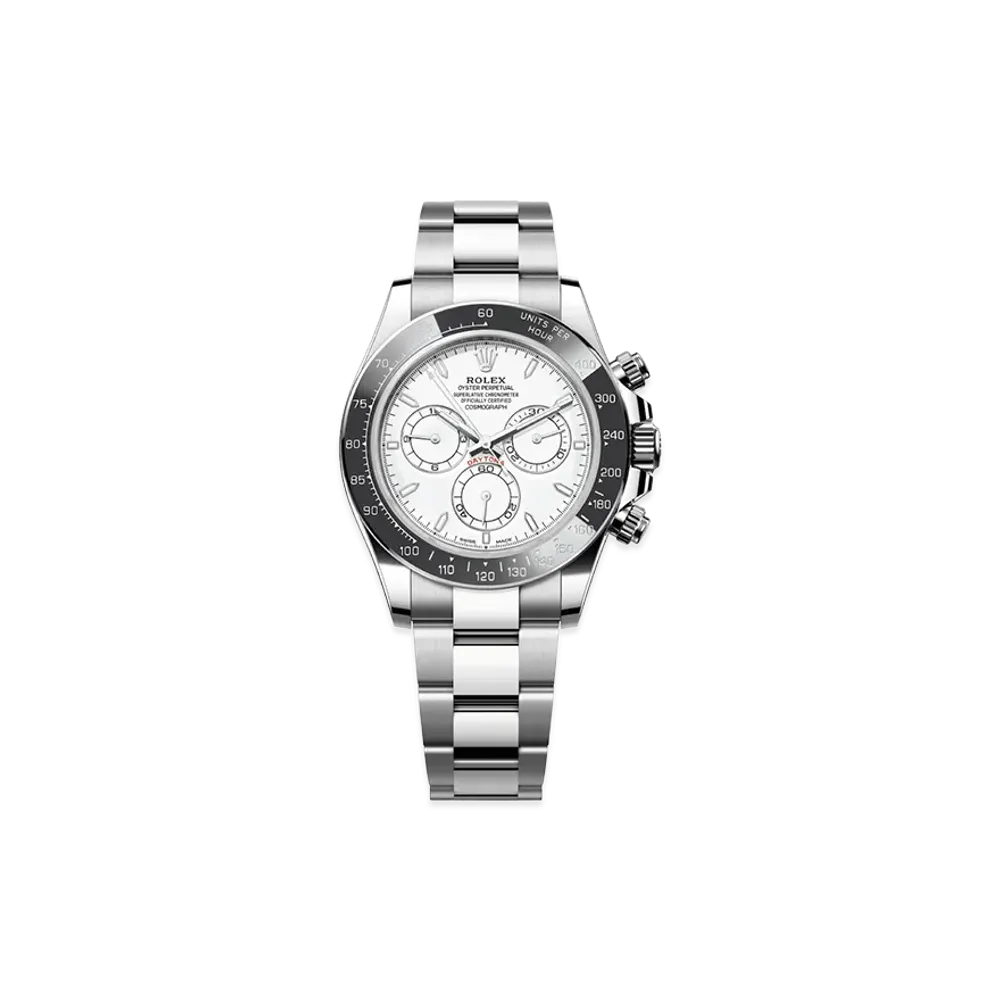 ROLEX Oyster Perpetual Cosmograph Daytona 40 Oystersteel & Platinum "White Enamel"