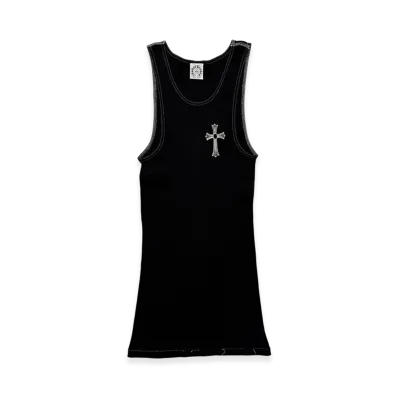 Chrome Hearts Horseshoe Cross Print Tank Top "Black"