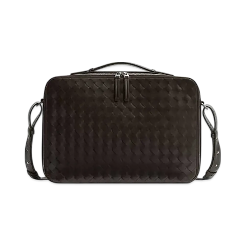 Bottega Veneta Getaway Slim Briefcase "Fondant"