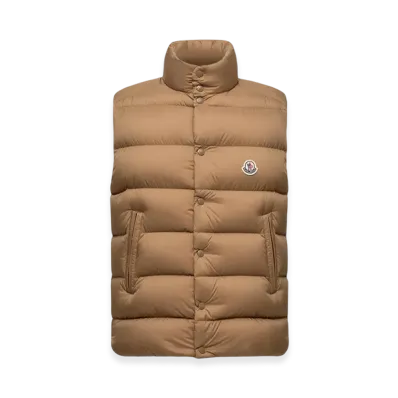 MONCLER Tibb Down Gilet "Beige"