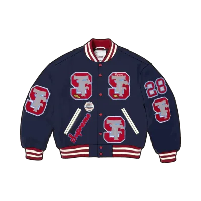 Supreme Drill Team Varsity Jacket "Navy"