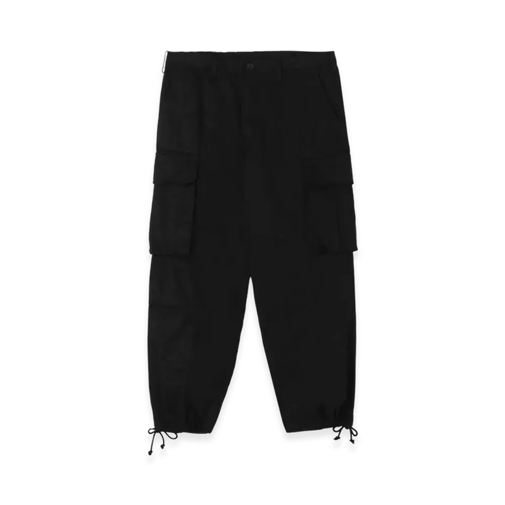 WILDSIDE YOHJI YAMAMOTO Cotton Chino Cargo Pants (Black) "Black"