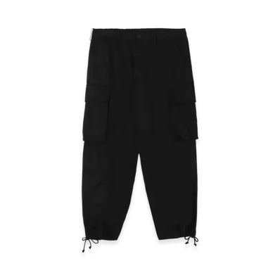 WILDSIDE YOHJI YAMAMOTO Cotton Chino Cargo Pants (Black) "Black"