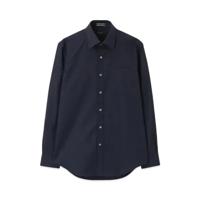 Paul Smith Dobby Cross Dress Shirt "Navy"