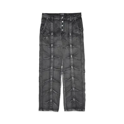 THUG CLUB Line GOB Denim Pants "BLACK"