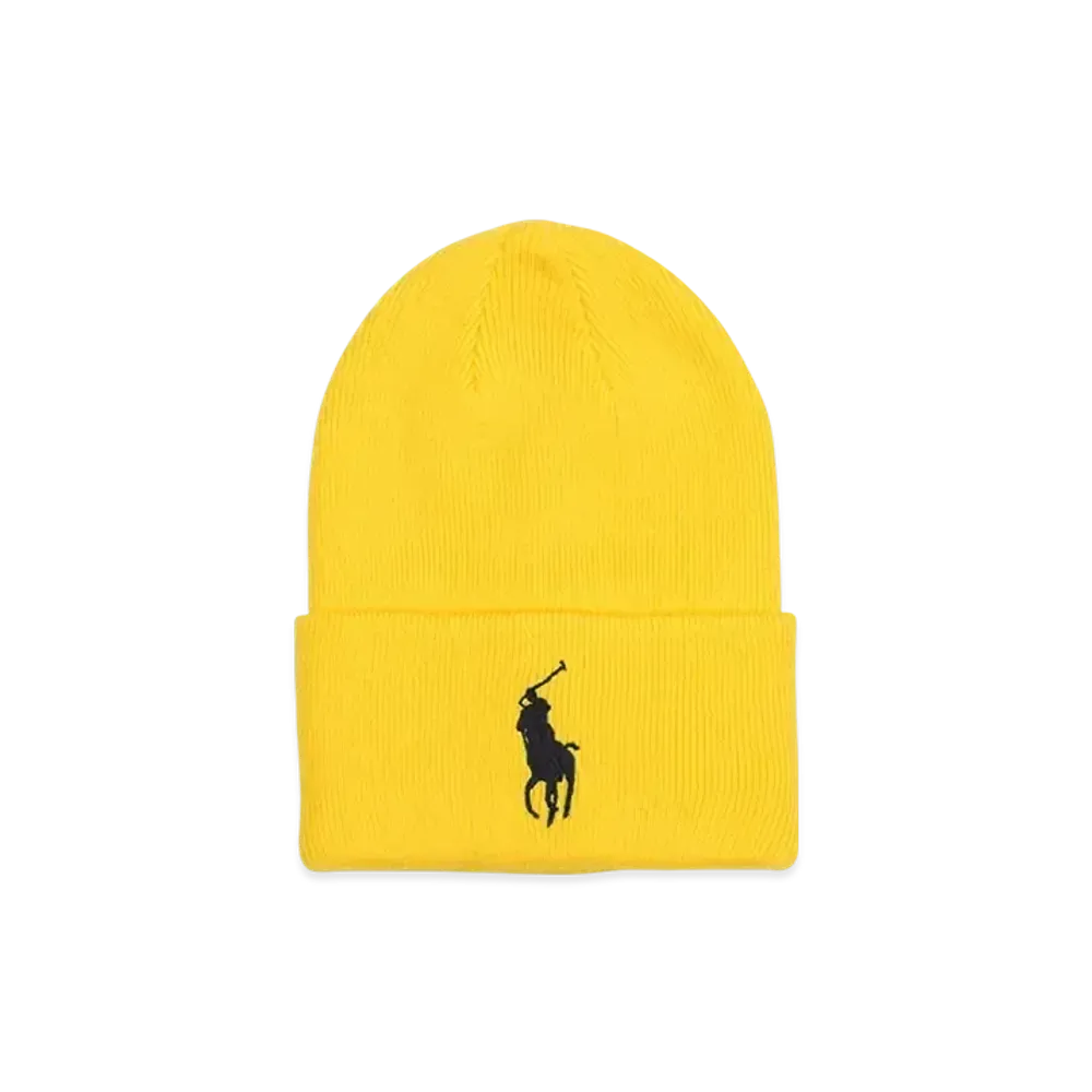 Polo Ralph Lauren Big Pony Cuff Hat "Yellow"