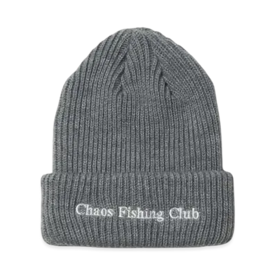 Chaos Fishing Club LOGO WATCH CAP "GRAY"