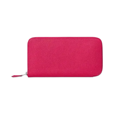 Hermes Portefeuille Azap Classic "Rose Extreme/Bleu Frida"