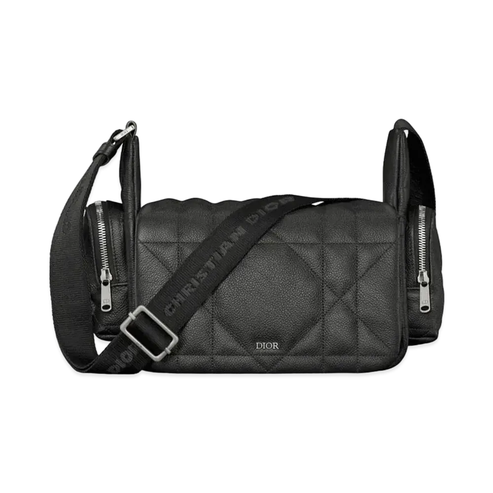 Dior Camera Bag Maxicannage Calfskin "Black"