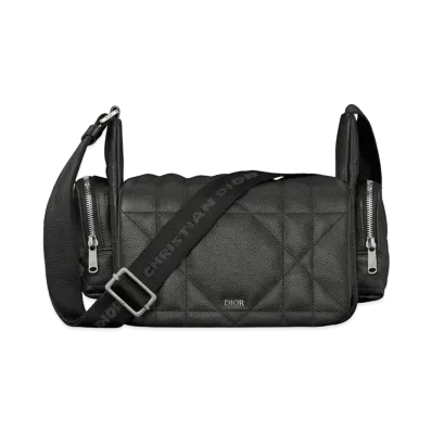 Dior Camera Bag Maxicannage Calfskin "Black"