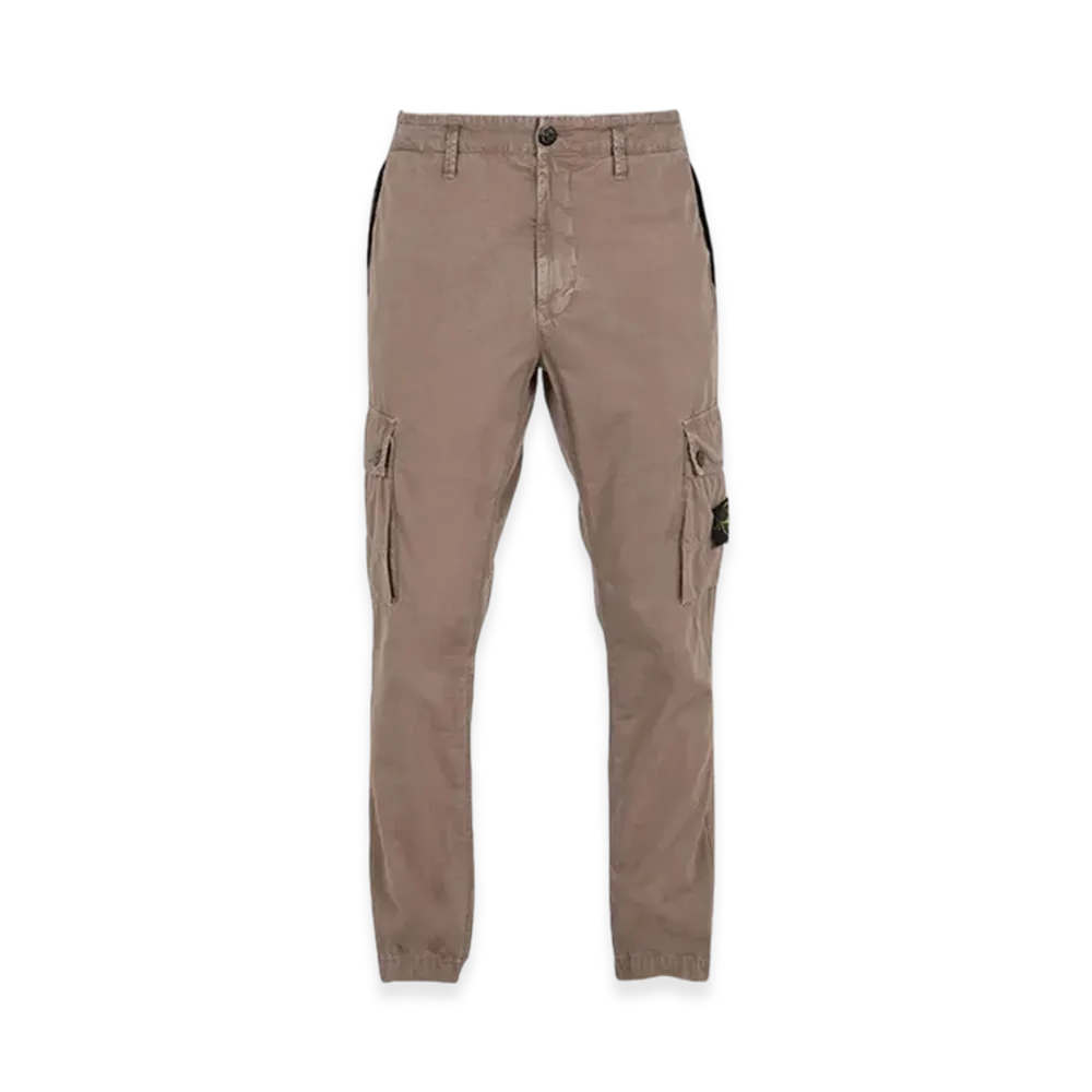 Stone Island 303WA Old Treatment Slim Fit Cargo Pants - 24SS "Dove Grey"