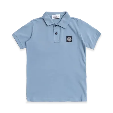 Stone Island Kids Polos "Clear Blue"