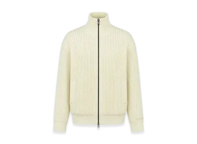 BREATH Drivers Knit Zip Jacket "White"
